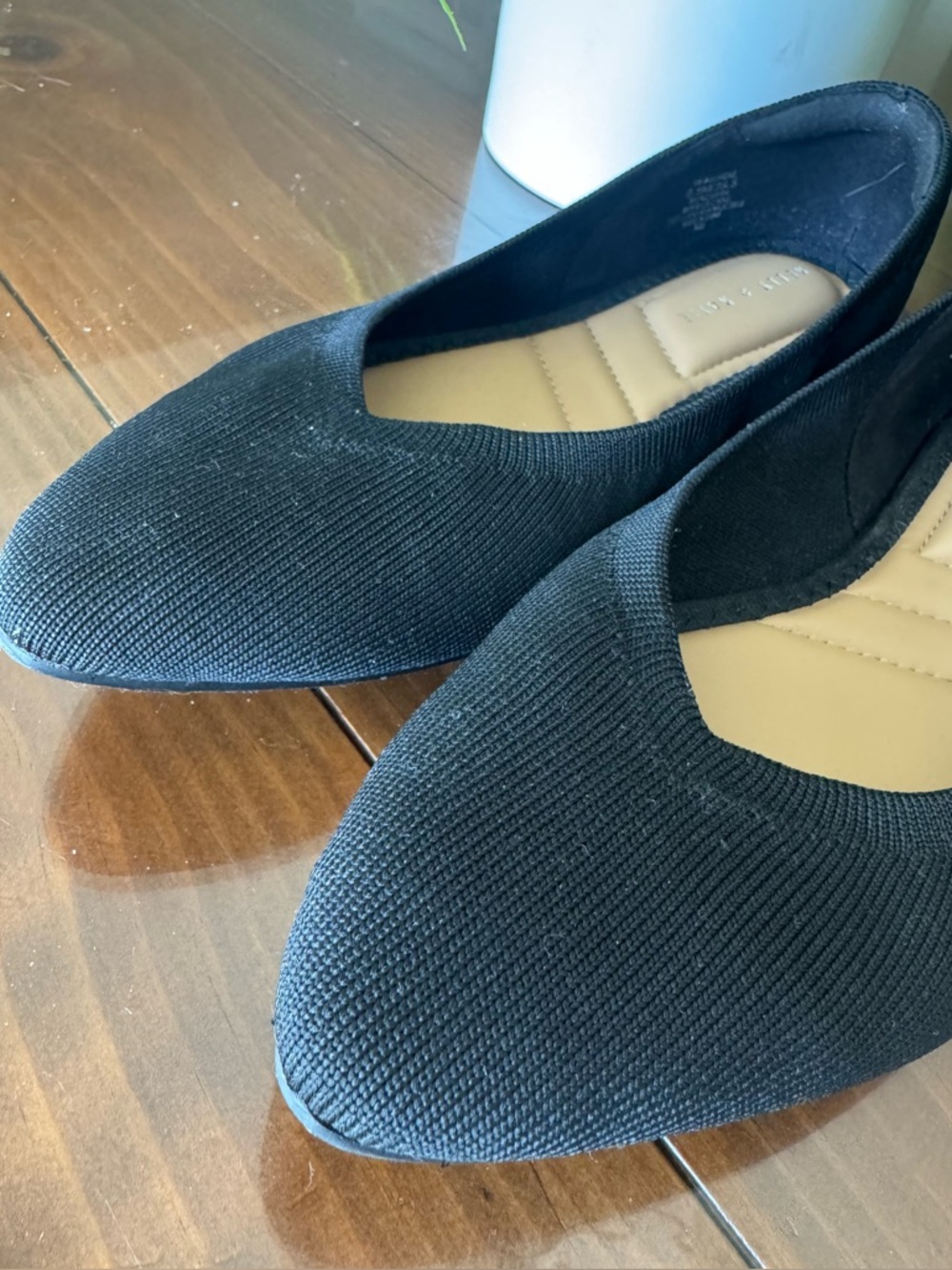 Kelly & Katie Maurene Black Ballet Flat Shoes from DSW Size 8.5 Medium - Picture 4 of 11
